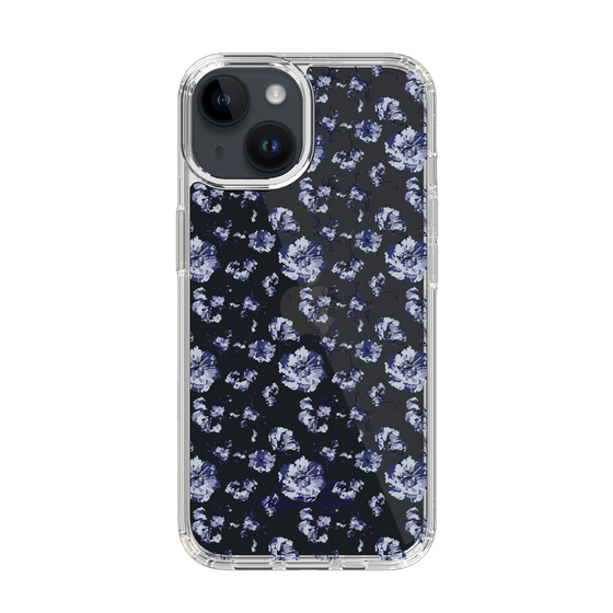 Slim Protection Case［ dazzlin - BlueFlower - Clear ］