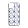 Slim Protection Case［ dazzlin - BlueFlower - Clear ］