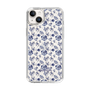 Slim Protection Case［ dazzlin - BlueFlower - Clear ］