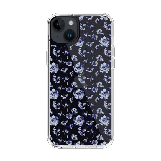 Slim Protection Case［ dazzlin - BlueFlower - Clear ］