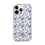 Slim Protection Case［ dazzlin - BlueFlower - Clear ］