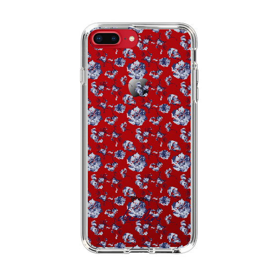 Slim Protection Case［ dazzlin - BlueFlower - Clear ］