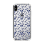 Slim Protection Case［ dazzlin - BlueFlower - Clear ］