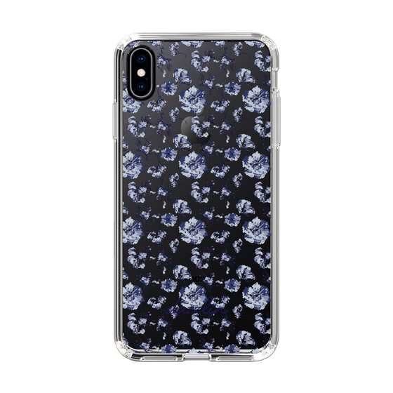 Slim Protection Case［ dazzlin - BlueFlower - Clear ］