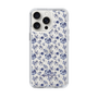Slim Protection Case［ dazzlin - BlueFlower - Clear ］