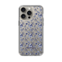 Slim Protection Case［ dazzlin - BlueFlower - Clear ］