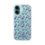Slim Protection Case［ dazzlin - BlueFlower - Clear ］