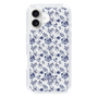 Slim Protection Case［ dazzlin - BlueFlower - Clear ］