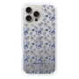 Slim Protection Case［ dazzlin - BlueFlower - Clear ］