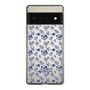 Slim Protection Case［ dazzlin - BlueFlower - Clear ］
