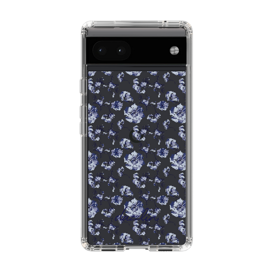 Slim Protection Case［ dazzlin - BlueFlower - Clear ］