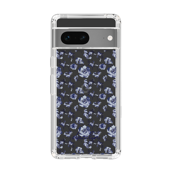 Slim Protection Case［ dazzlin - BlueFlower - Clear ］