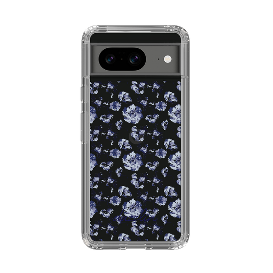 Slim Protection Case［ dazzlin - BlueFlower - Clear ］