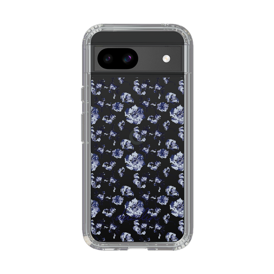 Slim Protection Case［ dazzlin - BlueFlower - Clear ］
