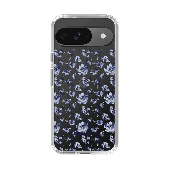 Slim Protection Case［ dazzlin - BlueFlower - Clear ］
