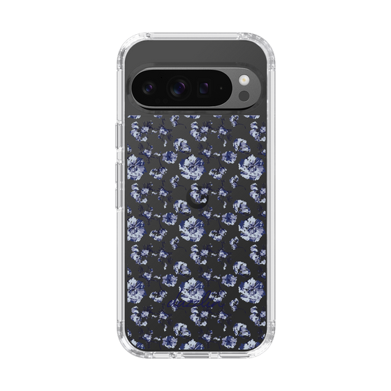 Slim Protection Case［ dazzlin - BlueFlower - Clear ］