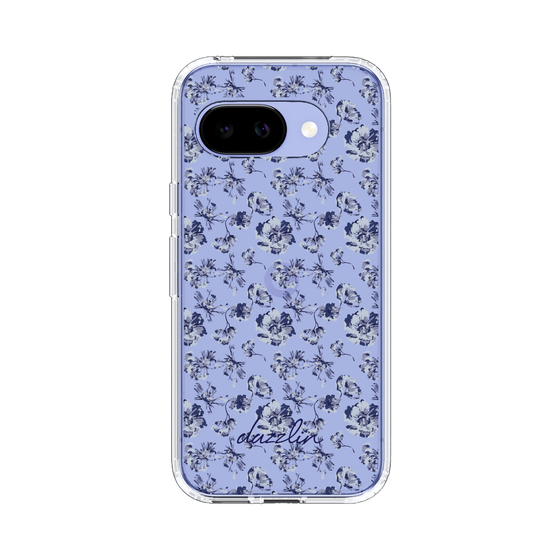 Slim Protection Case［ dazzlin - BlueFlower - Clear ］