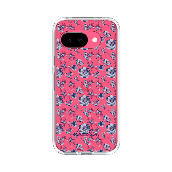 Slim Protection Case［ dazzlin - BlueFlower - Clear ］