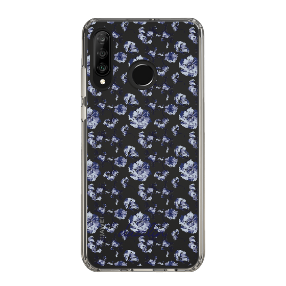 Slim Protection Case［ dazzlin - BlueFlower - Clear ］