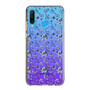 Slim Protection Case［ dazzlin - BlueFlower - Clear ］