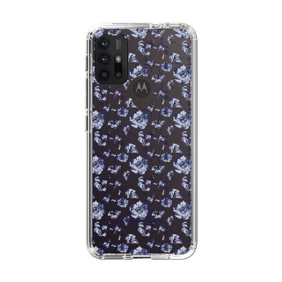 Slim Protection Case［ dazzlin - BlueFlower - Clear ］