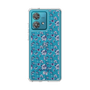 Slim Protection Case［ dazzlin - BlueFlower - Clear ］