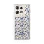 Slim Protection Case［ dazzlin - BlueFlower - Clear ］