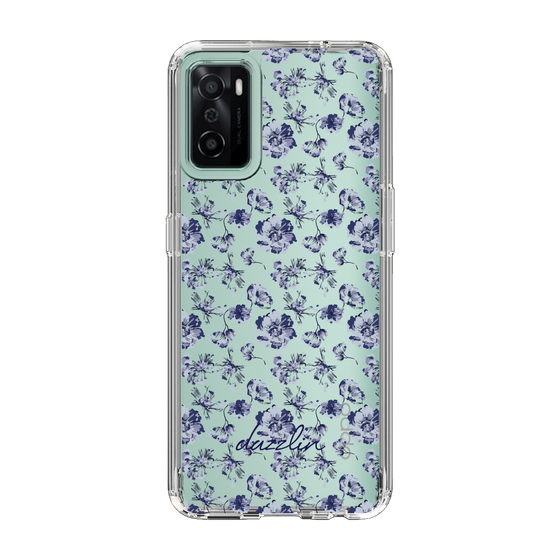 Slim Protection Case［ dazzlin - BlueFlower - Clear ］