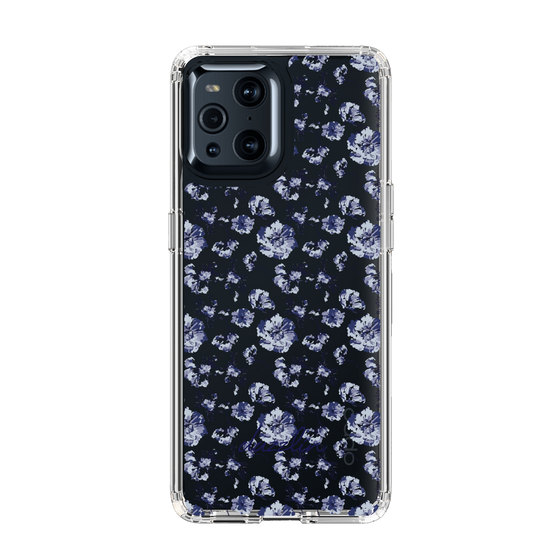 Slim Protection Case［ dazzlin - BlueFlower - Clear ］