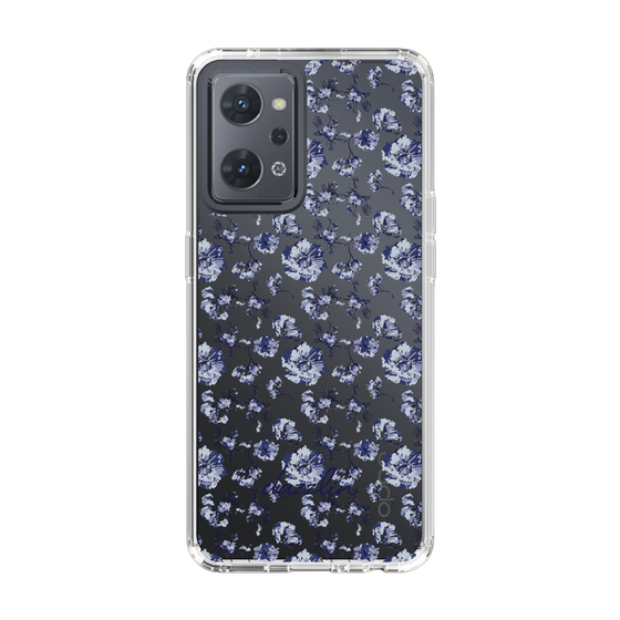 Slim Protection Case［ dazzlin - BlueFlower - Clear ］