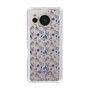 Slim Protection Case［ dazzlin - BlueFlower - Clear ］