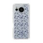 Slim Protection Case［ dazzlin - BlueFlower - Clear ］