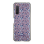 Slim Protection Case［ dazzlin - BlueFlower - Clear ］