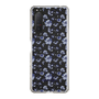 Slim Protection Case［ dazzlin - BlueFlower - Clear ］