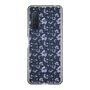 Slim Protection Case［ dazzlin - BlueFlower - Clear ］