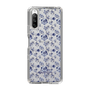 Slim Protection Case［ dazzlin - BlueFlower - Clear ］
