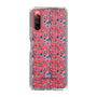 Slim Protection Case［ dazzlin - BlueFlower - Clear ］