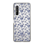 Slim Protection Case［ dazzlin - BlueFlower - Clear ］