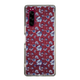 Slim Protection Case［ dazzlin - BlueFlower - Clear ］