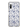 Slim Protection Case［ dazzlin - BlueFlower - Clear ］