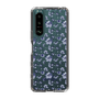 Slim Protection Case［ dazzlin - BlueFlower - Clear ］