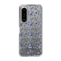 Slim Protection Case［ dazzlin - BlueFlower - Clear ］