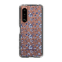 Slim Protection Case［ dazzlin - BlueFlower - Clear ］
