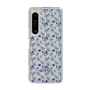Slim Protection Case［ dazzlin - BlueFlower - Clear ］