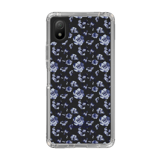 Slim Protection Case［ dazzlin - BlueFlower - Clear ］