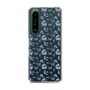 Slim Protection Case［ dazzlin - BlueFlower - Clear ］