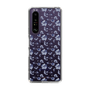 Slim Protection Case［ dazzlin - BlueFlower - Clear ］