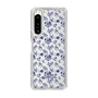 Slim Protection Case［ dazzlin - BlueFlower - Clear ］