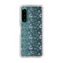 Slim Protection Case［ dazzlin - BlueFlower - Clear ］