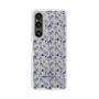 Slim Protection Case［ dazzlin - BlueFlower - Clear ］